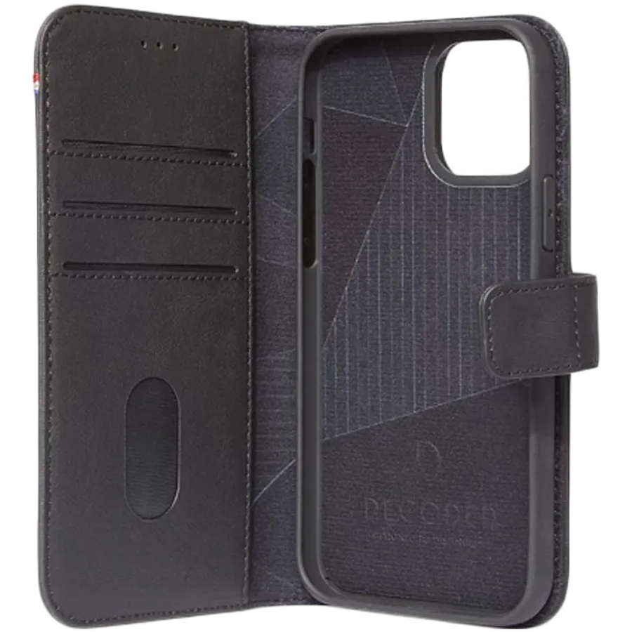 photo 4 - Wallet DECODED Detachable Wallet  Чорний для iPhone 12 mini