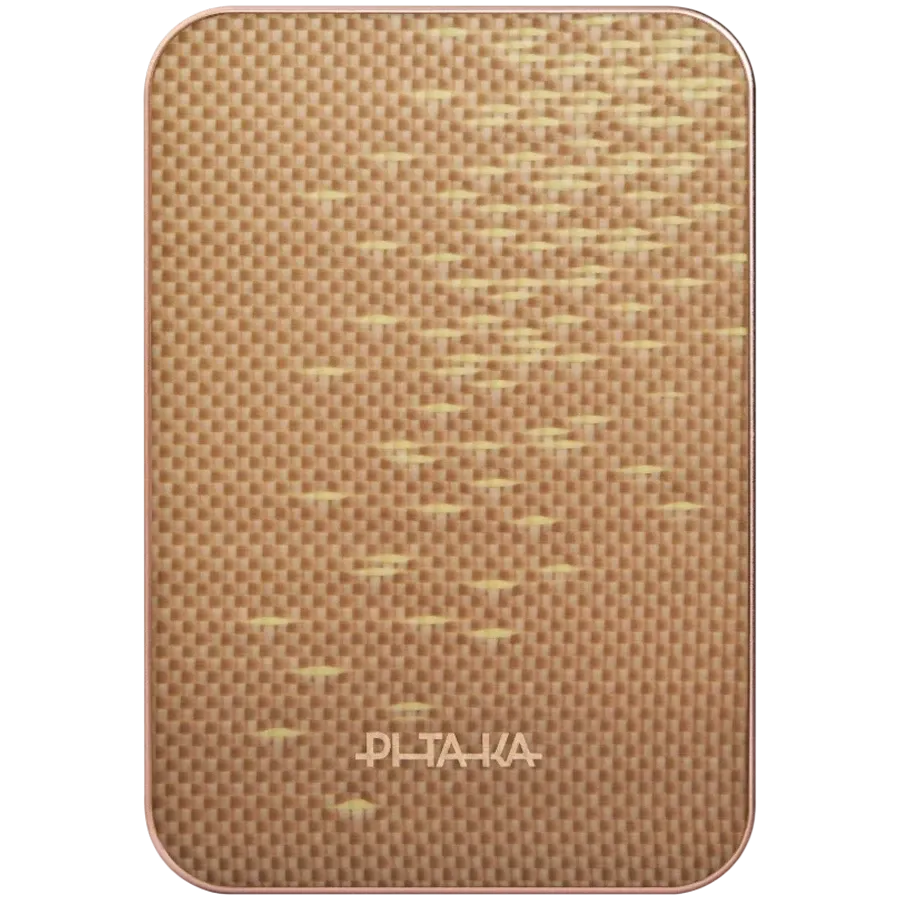 photo 1 - Портативное зарядное устройство PITAKA Qi 2, 5000 мА·ч, Golden Glint