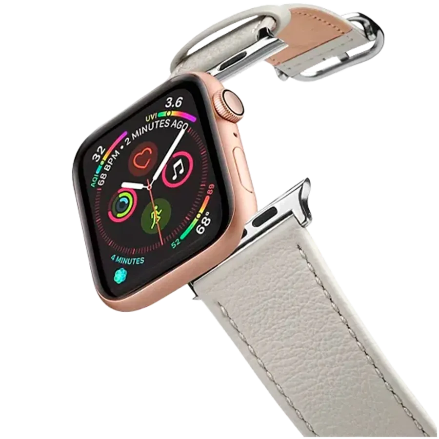 photo - CASETIFY GENUINE LEATHER WATCHBAND Band for Apple Watch 42/44/45/49 mm, Blue