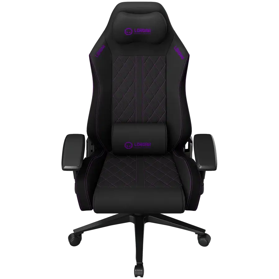 Игровое кресло LORGAR CHA 41, Черный/Фиолетовый – photo 2