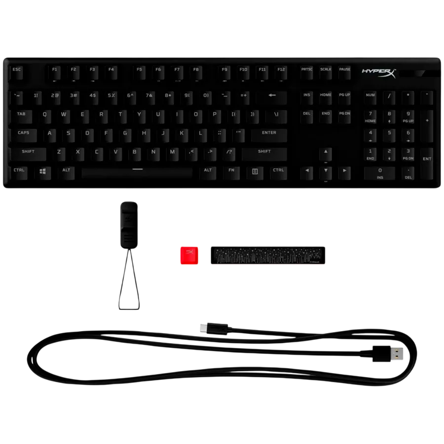 photo 5 - Tastatură pentru gaming HYPERX Alloy Origins PBT HX Aqua, Black