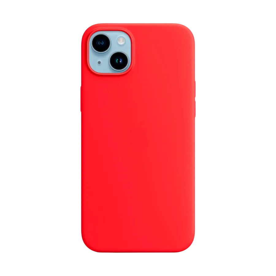 photo - Силиконовый чехол Apple с MagSafe для iPhone 14 Plus, (PRODUCT)RED