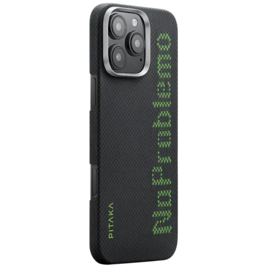 photo - PITAKA Case Tactile Woven  NoProblemo for iPhone 16 Pro