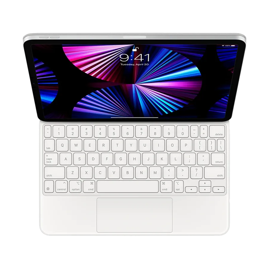 photo 5 - APPLE Чехол с клавиатурой Magic Keyboard Белый для iPad Air (4-го поколения)/iPad Pro 11 дюймов (1-го и 2-го поколения)/(3-го поколения)