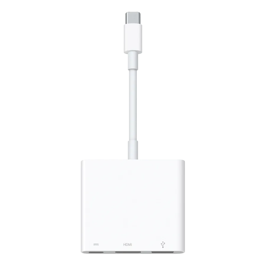photo - Цифровой мультипортовый адаптер Apple USB-C, Белый