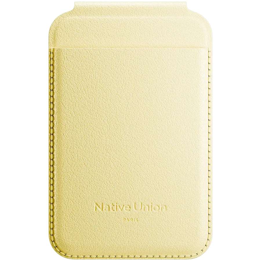 photo - Wallet NATIVE UNION Active Wallet Stand  Lemon