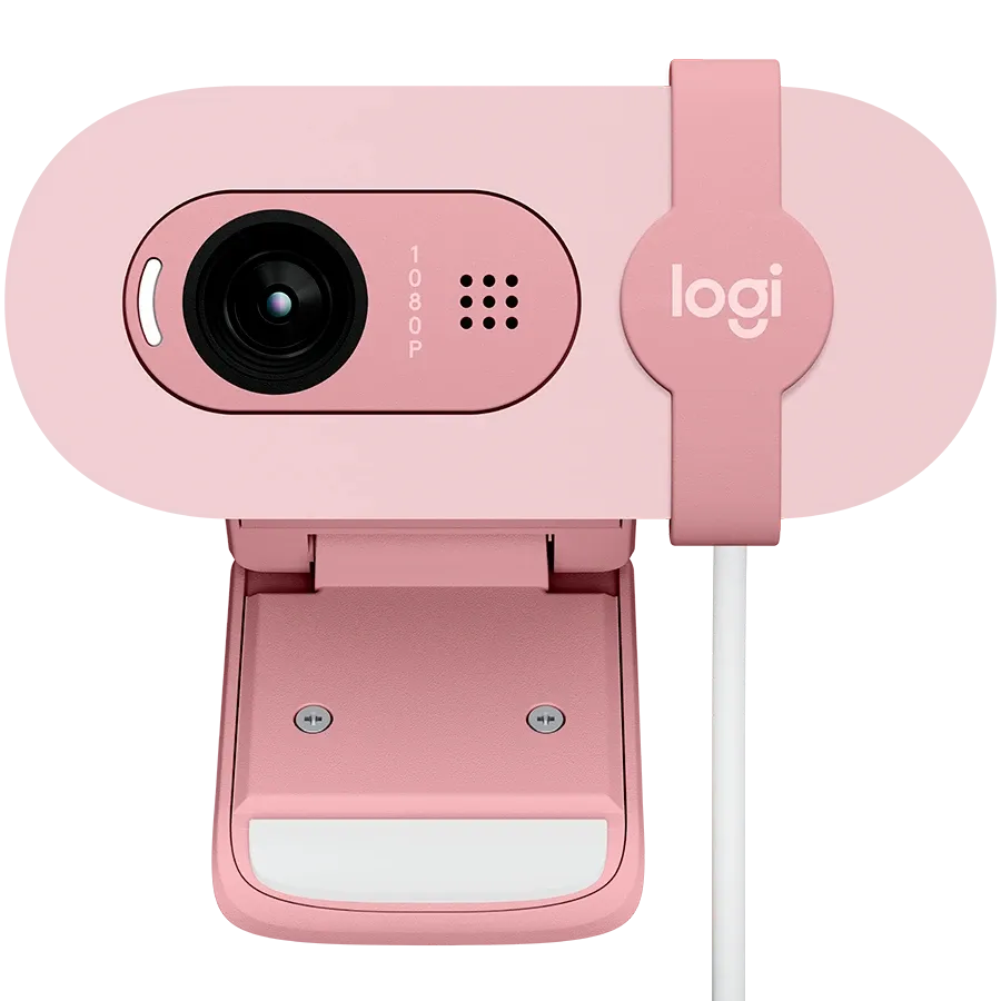 photo 1 - Вебкамера LOGITECH Brio 100 Full HD Webcam - ROSE - USB - EMEA28-935 (L960-001623)