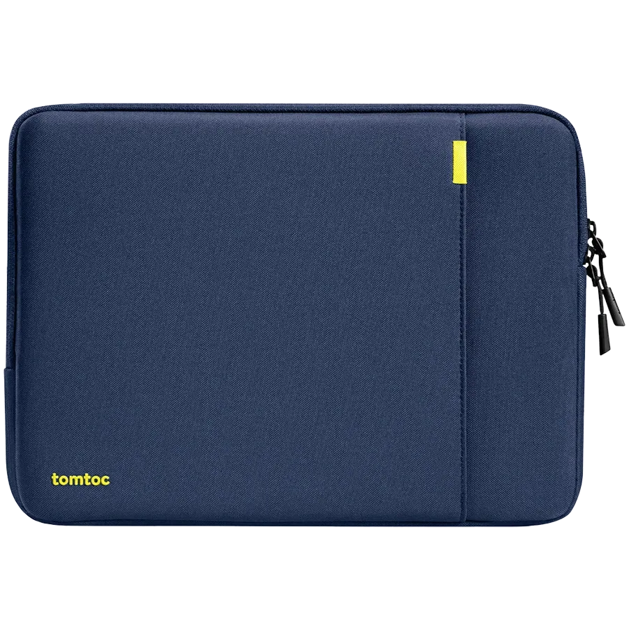 photo - TOMTOC Պայուսակ Versatile 360 Protective Laptop Sleeve with Pouch  Navy Blue for MacBook Air/Notebook up to 13"/MacBook Pro 13
