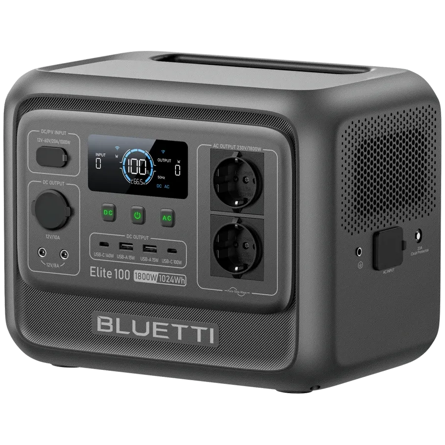 Зарядная станция Bluetti Elite 100 V2, 1800 Вт, 1024 Вт*ч – photo 3