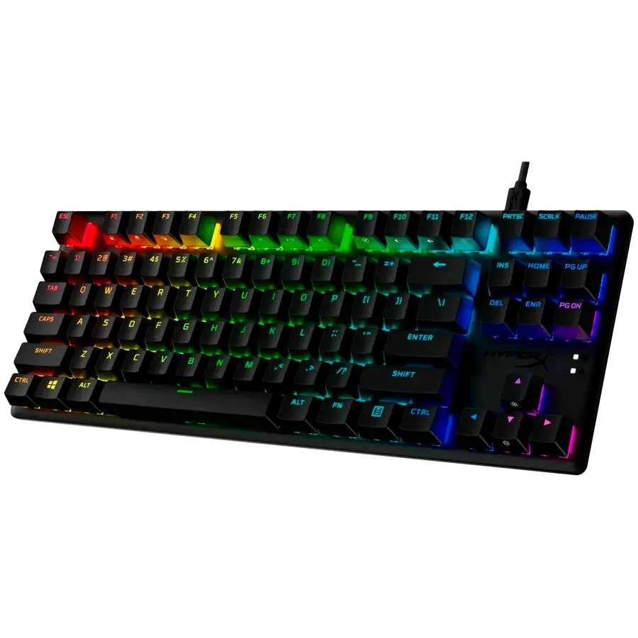 photo 2 - Tastatură pentru gaming HYPERX Alloy Origins Core PBT Aqua, Black