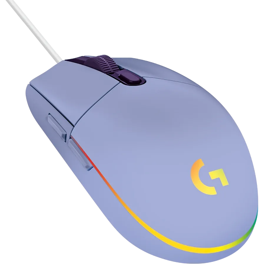 photo 2 - Миша LOGITECH G102 Lightsync USB Lilac (L910-005854)