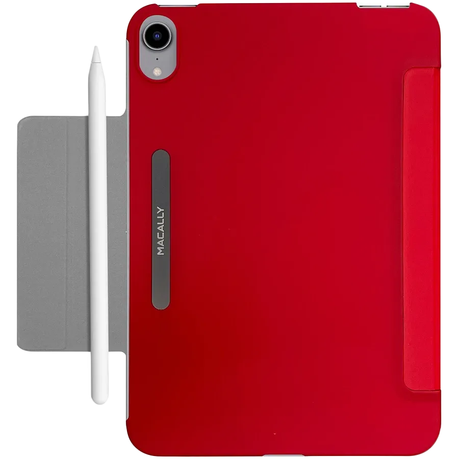 photo 4 - Обкладинка Smart Folio MACALLY Bookstand Червоний для iPad mini (6-го покоління)