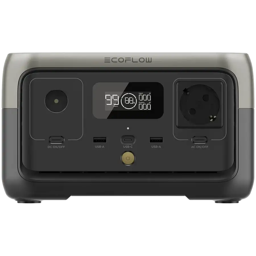 Зарядная станция ECOFLOW CEE 7/4 2*USB Type-A, USB Type C, 600 Вт – photo 1