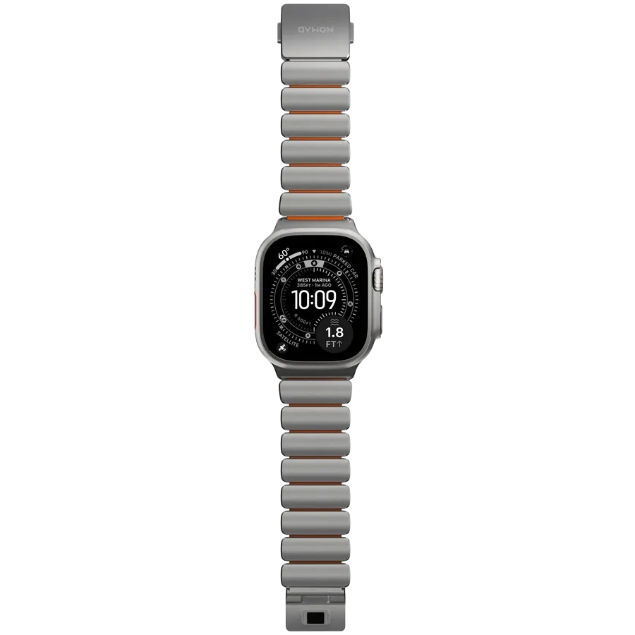 photo 4 - NOMAD Band Extension Stratos Band Natural Hardware/Ultra Orange за Apple Watch 44 mmApple Watch 45 mmApple Watch 46 mmApple Watch 49 mm 46/49 mm