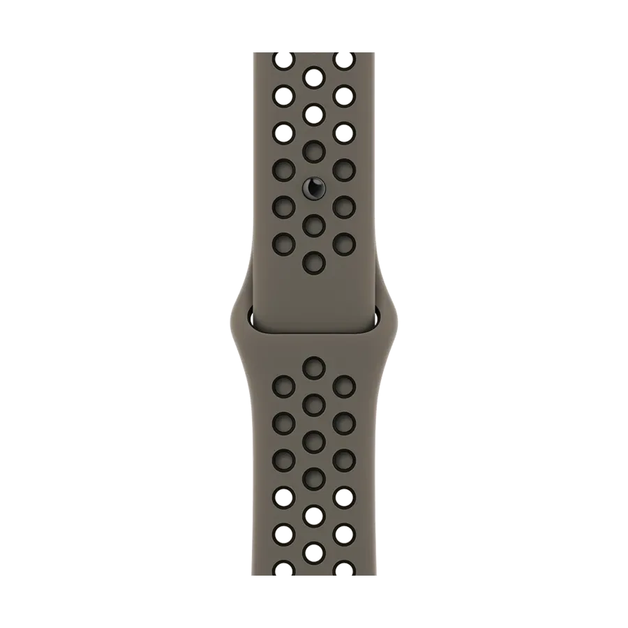photo 1 - Kəmər Apple Nike Sport Band, Apple Watch üçün, 42/44/45/49 mm, Olive Grey/Black