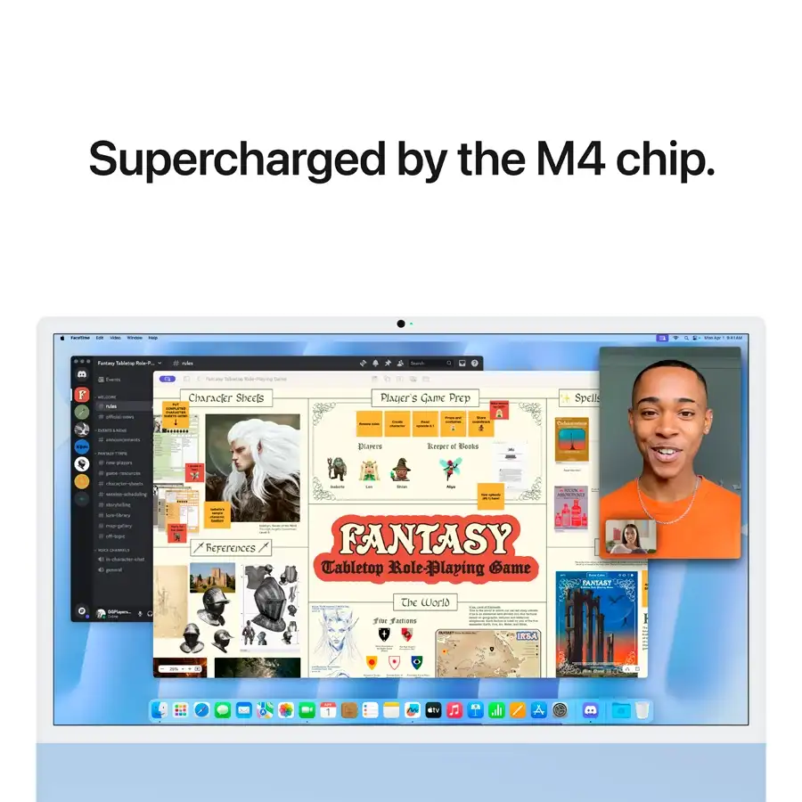 iMac 24" M4, 8C CPU 8C GPU, 16GB 512GB SSD, Blue – photo 6