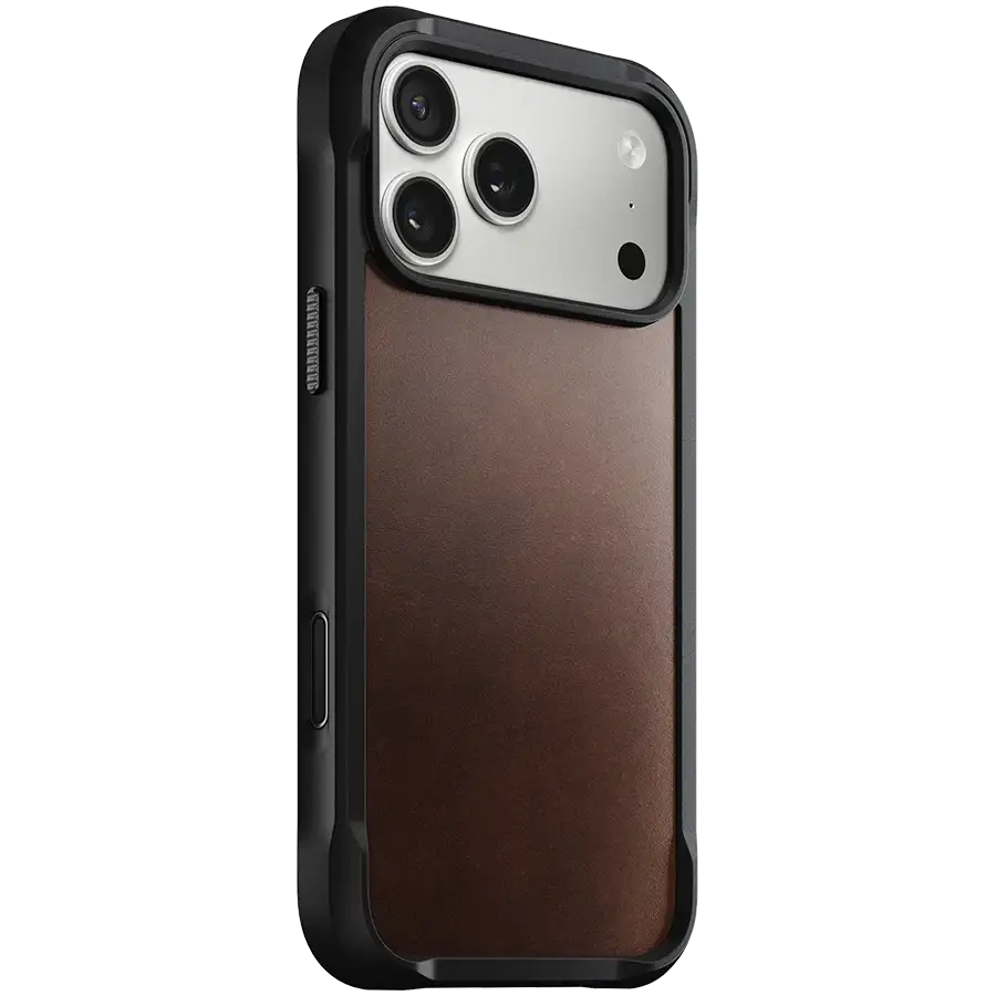 Чехол NOMAD Rugged Leather Horween с MagSafe для iPhone 17 Pro Max, Rustic Brown – photo 2