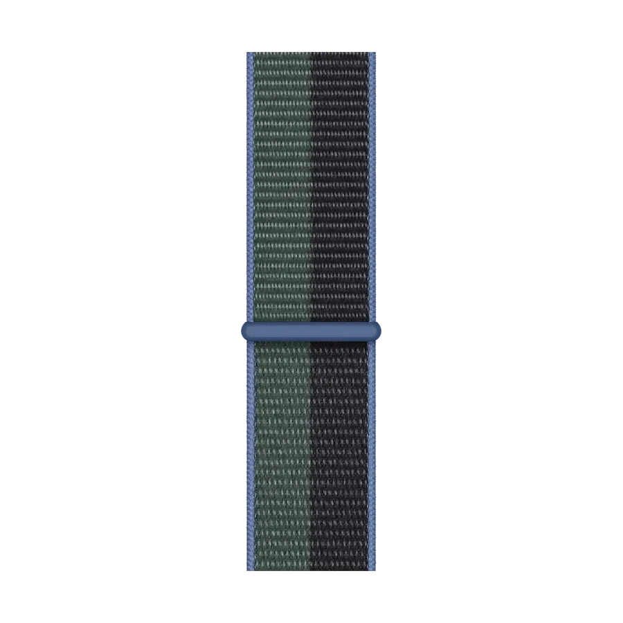 photo 1 - Apple 41mm Sport Loop - Regular Band for Apple Watch 38/40/41 mm, Midnight/Eucalyptus