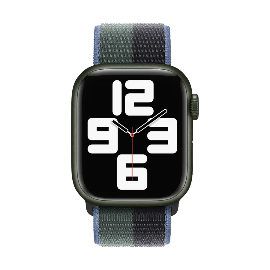 photo 3 - Apple 41mm Sport Loop - Regular Band for Apple Watch 38/40/41 mm, Midnight/Eucalyptus