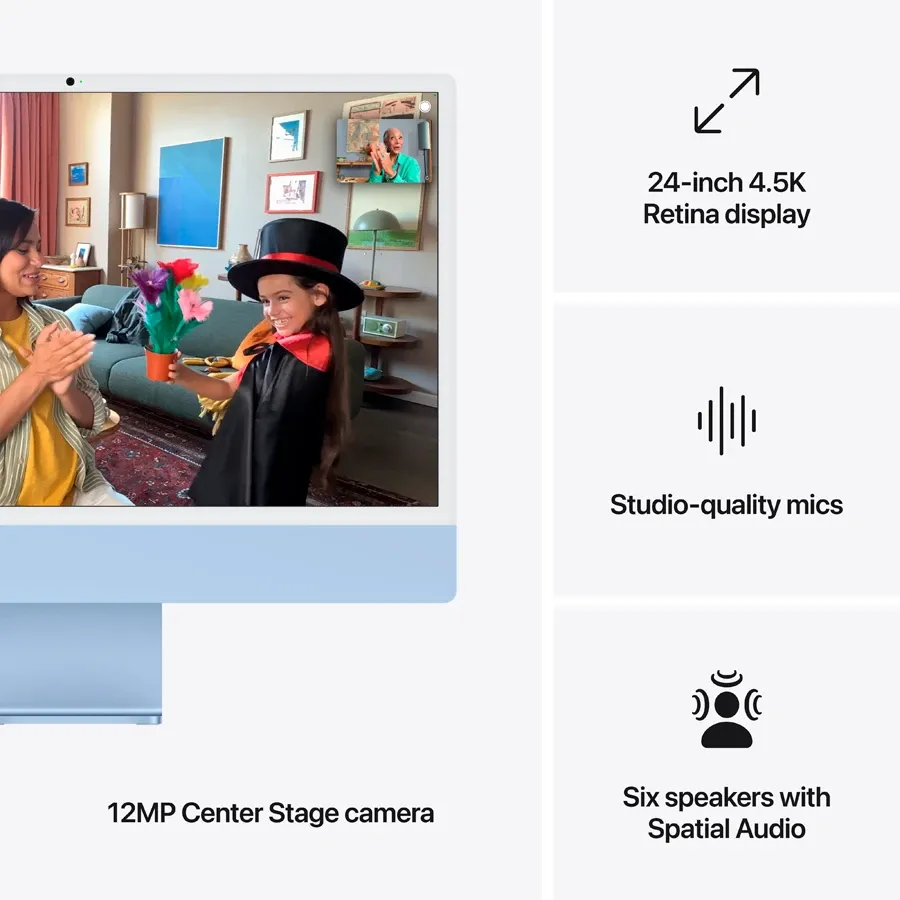 photo 7 - iMac 24" M4 (8C CPU/8C GPU), 16GB, 256GB SSD, Blue