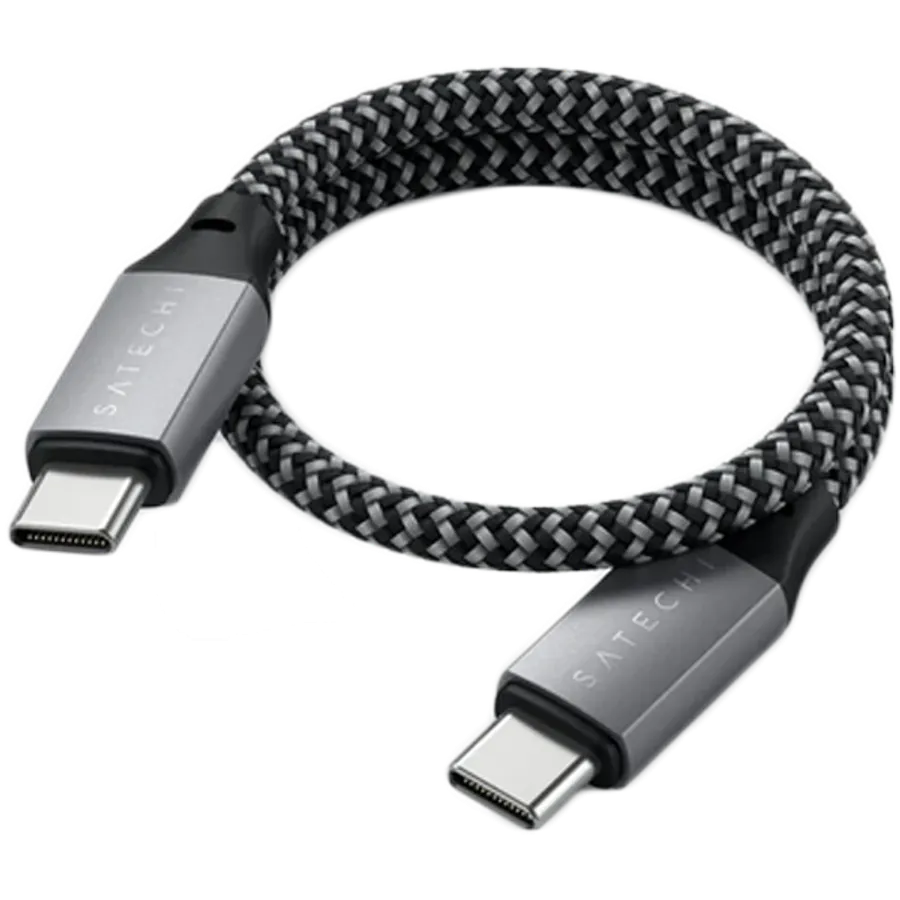 photo 3 - SATECHI USB-C Cable, Space Gray, 0.25m