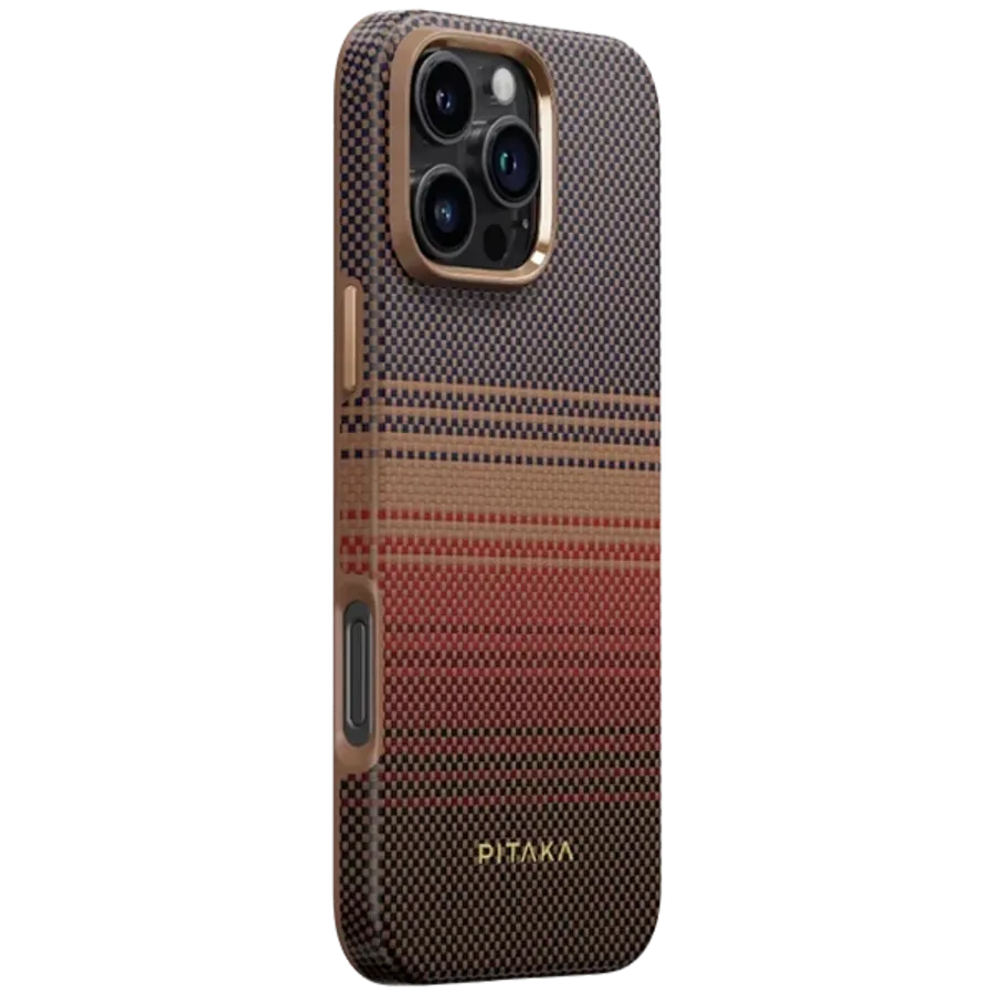 photo - Чехол PITAKA Military-Grade с MagSafe для iPhone 16 Pro Max, Sunset