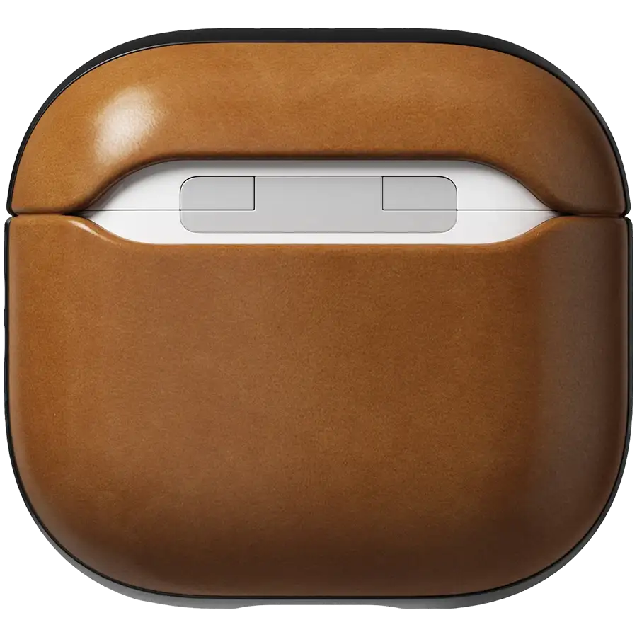 NOMAD Case Modern Leather Case თან MagSafe Tan for AirPods (Gen4) – photo 7