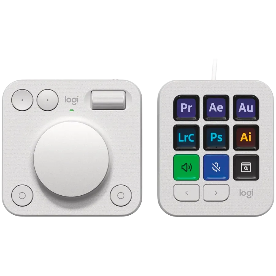 photo - Консоль Logitech MX Creative Console pale grey