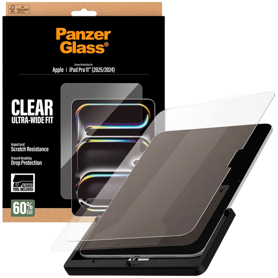 photo 4 - PANZERGLASS Safety Glass  for iPad Pro 11 (M4)/Pro 11 (M5)