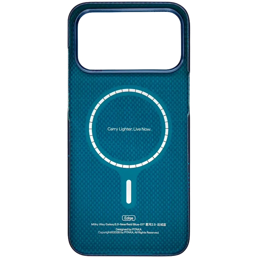 PITAKA Case Milky Way Galaxy with MagSafe Nearfield Blue for iPhone 18 Pro Max – photo 2