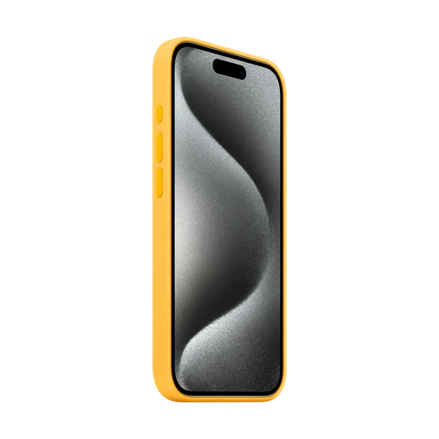photo 2 - Silicone case Apple with MagSafe for iPhone 15 Pro, Sunshine