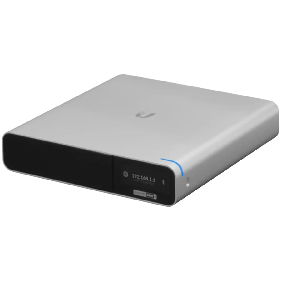 photo - Консоль UBIQUITI UniFi CloudKey+ Compact (Bluetooth, GLAN), Серебристый