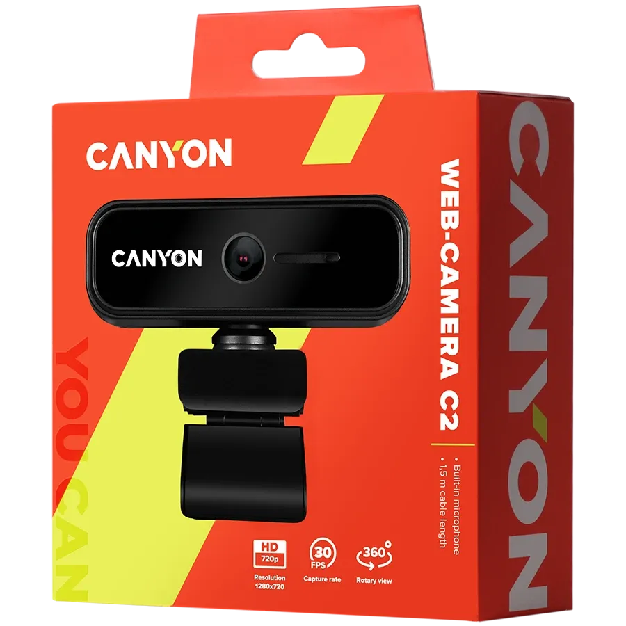 photo 3 - Веб-камера CANYON C2 HD (CNE-HWC2)