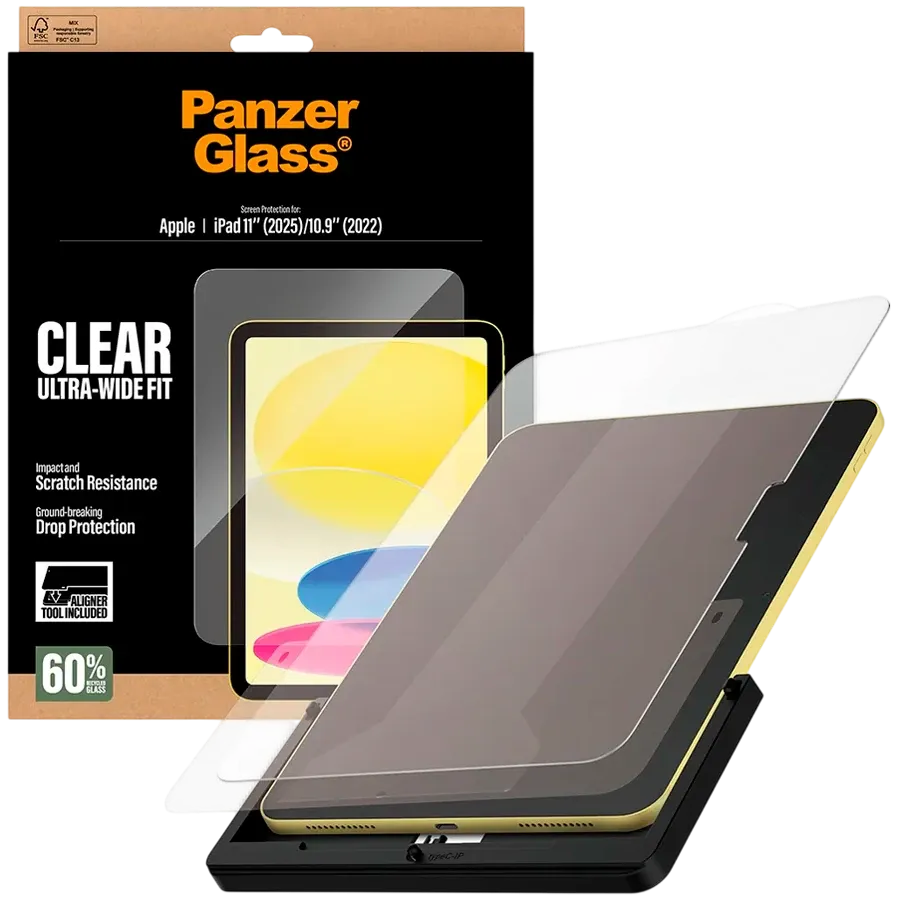 photo 4 - Защитное стекло PANZERGLASS для iPad (Gen.10)/Pro 11 (M5)