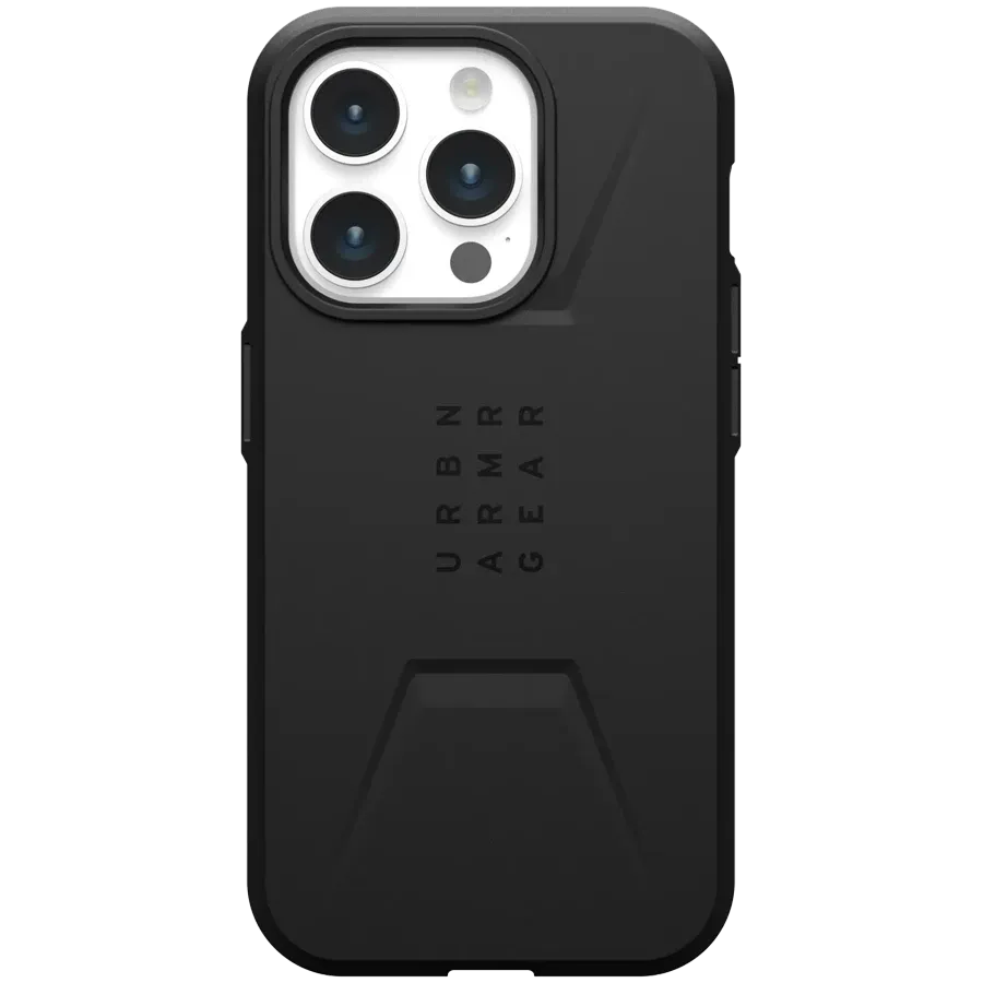 photo 1 - Чехол UAG Civilian с MagSafe для iPhone 15 Pro, Чёрный