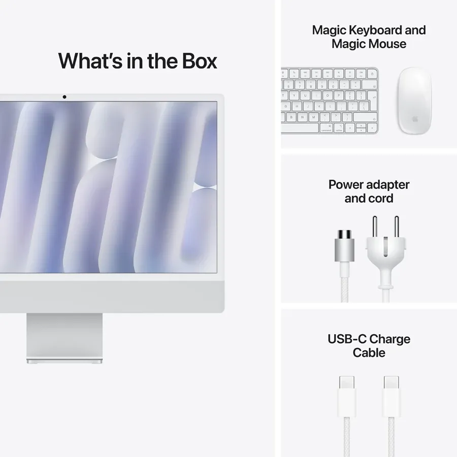 iMac 24" M6, 12C CPU 12C GPU, 16ГБ 256ГБ SSD Нанотекстурное стекло, Серебристый – photo 8