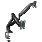 ONKRON Dual Monitor Desk Mount Stand for 13 to 32-Inch LCD LED Monitors up to 9 kg, Black