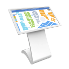 Внутренняя видеостойка тотем 43 дюйма PSTI43A1S1 Prestigio Solutions