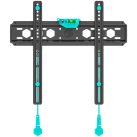 ONKRON Fixed TV Wall Mount for 32 to 65-inch Flat Panel TVs Digital Panels 56,8 kg, Black