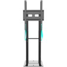 ONKRON Stationary Dual TV Stand for 2 Screens Front and Back 40''-70'' , Black