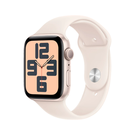 Apple Watch SE GPS Gen.2 (2024),  Спортивный ремешок Starlight, S/M, 40мм, Starlight