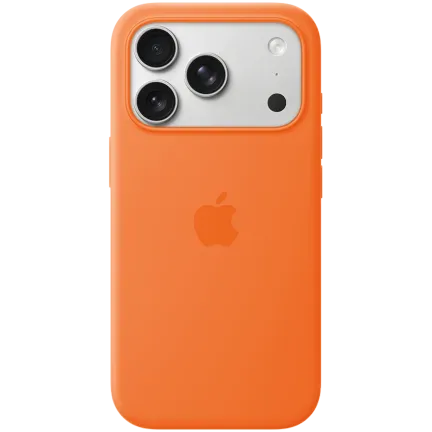 Apple Case Silicone Case with MagSafe Orange for iPhone 17 Pro