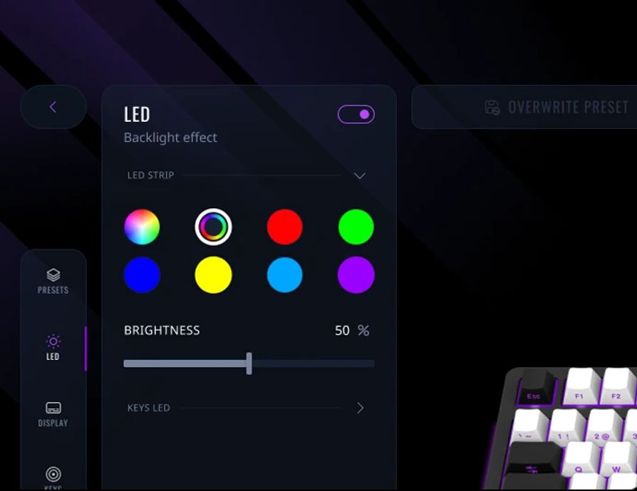 COLOR SCHEME SETUP