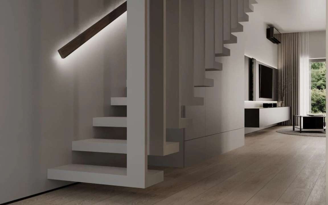 Staircase to 1st floor