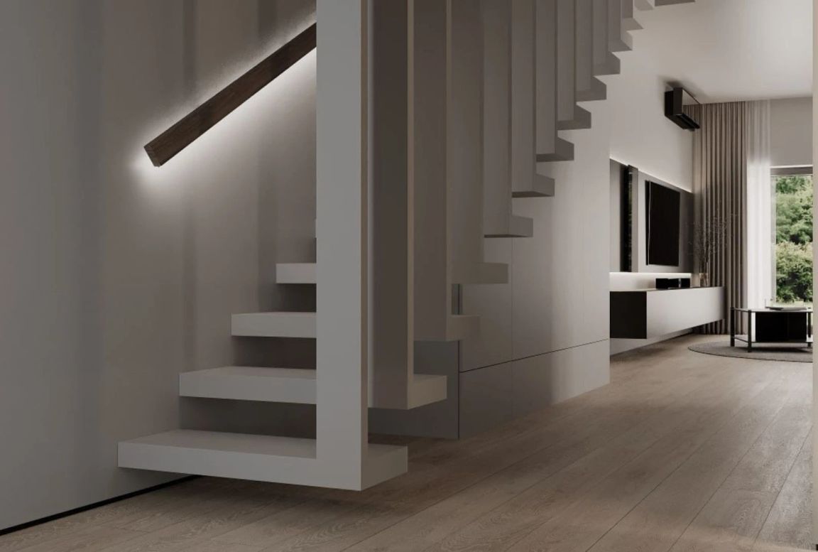 Staircase to 1st floor