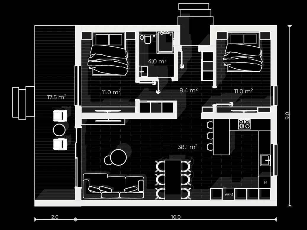 MD108 floor plan