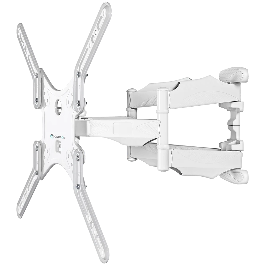 ONKRON Monitor desk mount for 37” – 70 Inch LCD LED OLED Screens, White