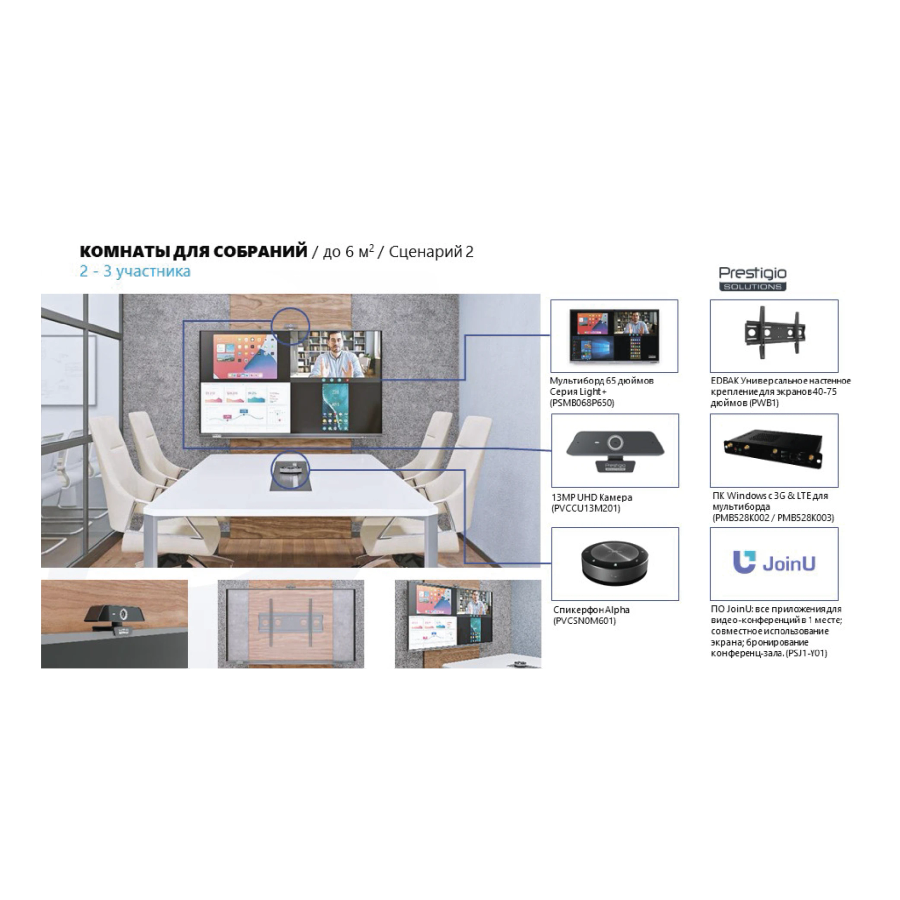Комнаты для собраний со спикерфоном