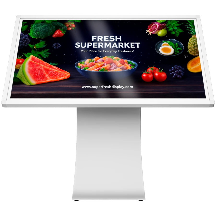55" Indoor Digital Signage 4K Tilted Totem Prestigio Solutions
