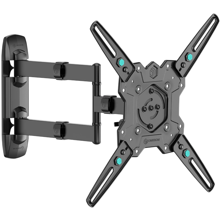 ONKRON НАКЛОННО-ПОВОРОТНЫЙ КРОНШТЕЙН ДЛЯ ТВ И ПЛОСКИХ ЦИФРОВЫХ ПАНЕЛЕЙ ОТ 32 ДО 65 ДЮЙМОВ